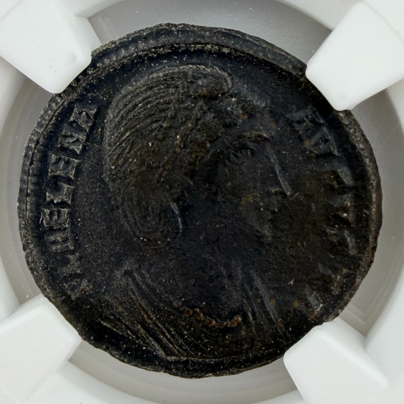 Roman Empire Helena, AD 324-328/30 AE3 (BI Nummus) – NGC XF