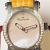 Faconnable Automatic Pink Mother Of Pearl Dial Diamond Bezel Leather Watch !!!