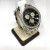 BENNY & CO.  & DIAMOND 3ct QUARTZ with BLACK DIAL Men's Watch, Stainless Steel