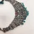 Antique Handmade Necklace and Earrings Diamond Tourmaline Ruby Emerald Sapphire