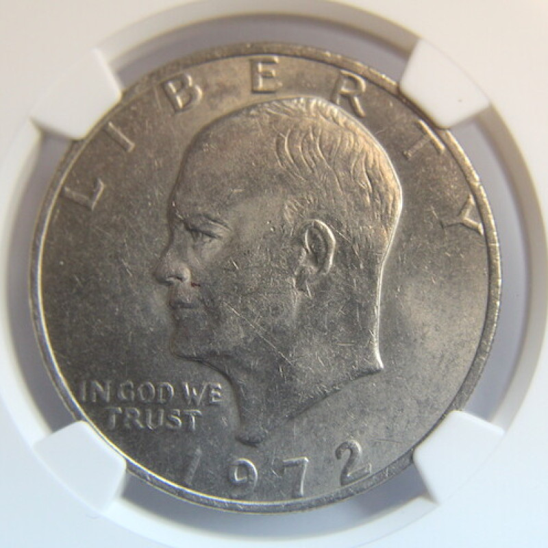 1972 NGS MS 62 EISENHOWER DOLLAR TYPE 3 $1