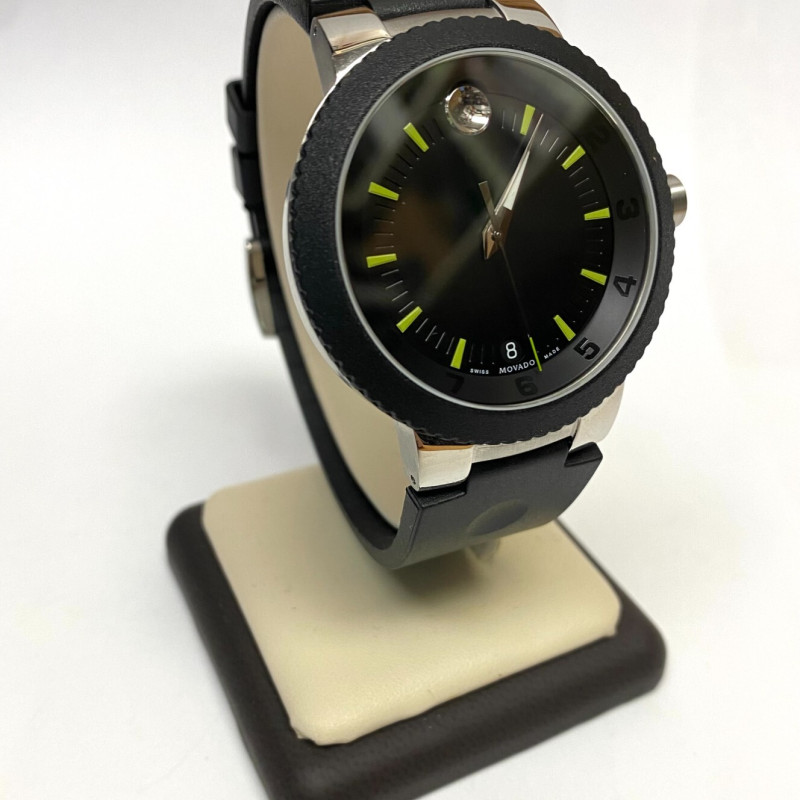 MOVADO Sport Edge Men's Stainless Steel Sapphire Crystal luminescent hands Watc