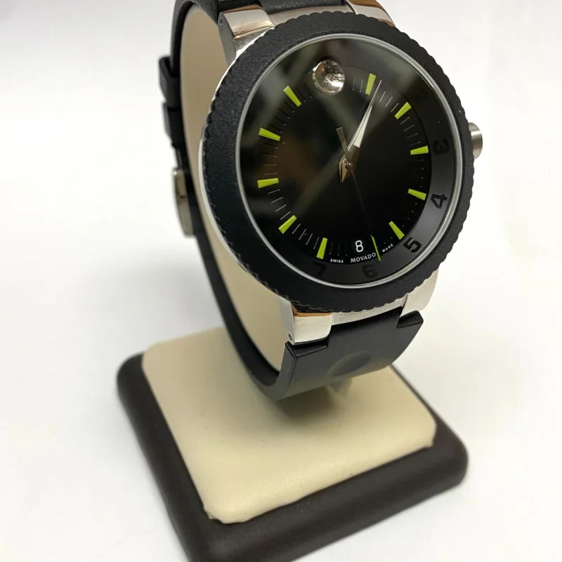 MOVADO Sport Edge Men's Stainless Steel Sapphire Crystal luminescent hands Watch