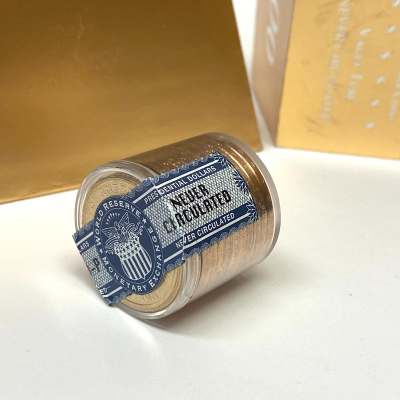 12 Coins William Henry Harrison Dollar 2009 P in original Gold Brick Box