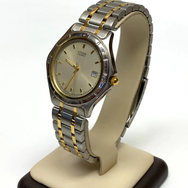Classic Citizen Watch Co. Quartz Two-Tone Watch with Date Display