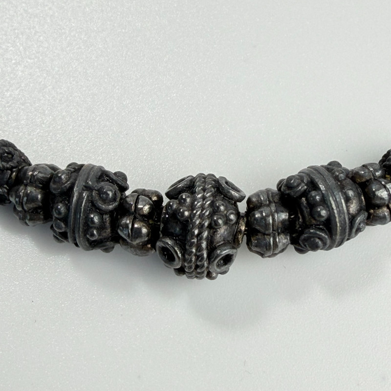 Tibetan Vintage Handmade jewelry set with silver and red coral beads