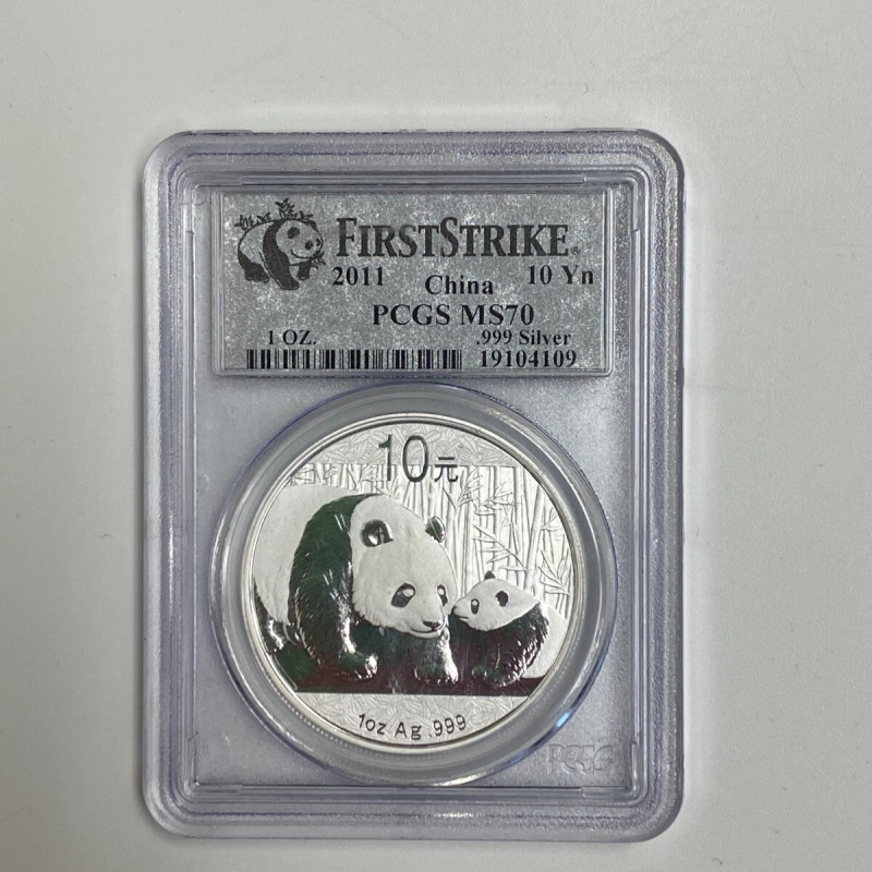 2011 china panda ms70 PCGS FIRST STRIKE 2011 china panda ms70 PCGS FIRST STRIKE