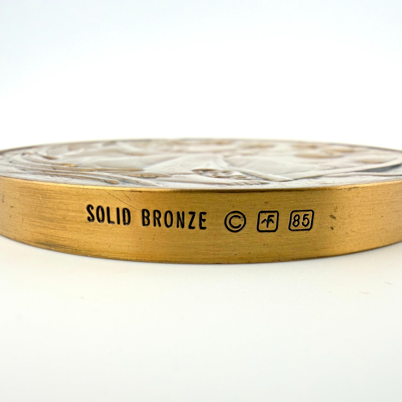 Father Chronos Medal Franklin Mint Annual Calendar 1986 Medals Solid Brass