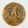 1962 USA First National City Bank NEW YORK 150th Bronze Large Medal Coin 3"