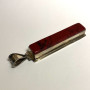 Vintage Stering Silver Design Mexican  Red & Black  Stone Pendent 