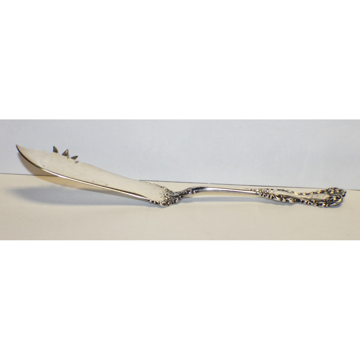 Antique Designed Solid Sterling Silver, Cheese Knife. 7 Inches