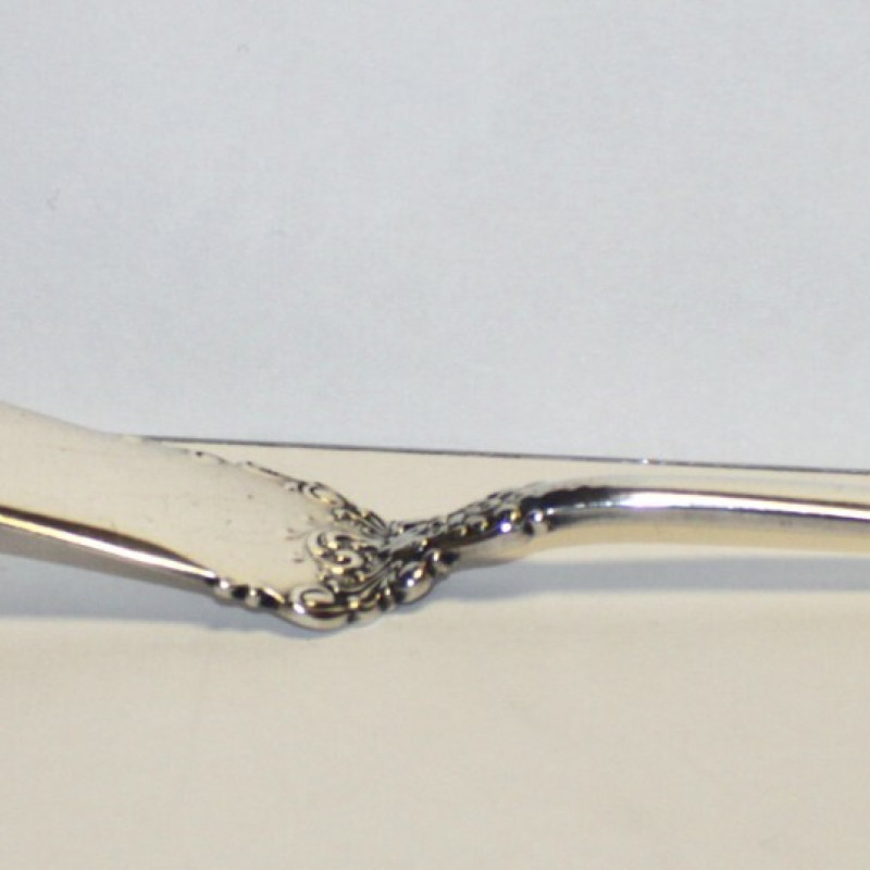 Antique Designed Solid Sterling Silver, Cheese Knife. 7 Inches