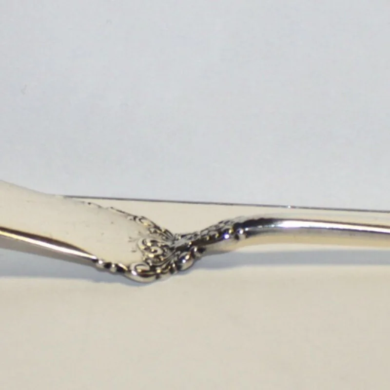 Antique Designed Solid Sterling Silver, Cheese Knife. 7 Inches