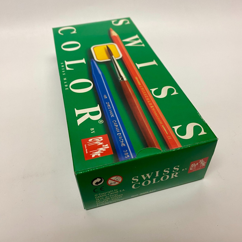 Rare Vintage Caran d'Ache Swisscolor Gouache Starter Set + Red Case NEW | 808272