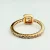 Pandora Timeless Elegance Square Sparkle Halo Ring Gold Plated Clear Stone CZ