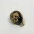 Antique Sterling Silver & And Black Colored Enamel Egg With Red Stone Penda