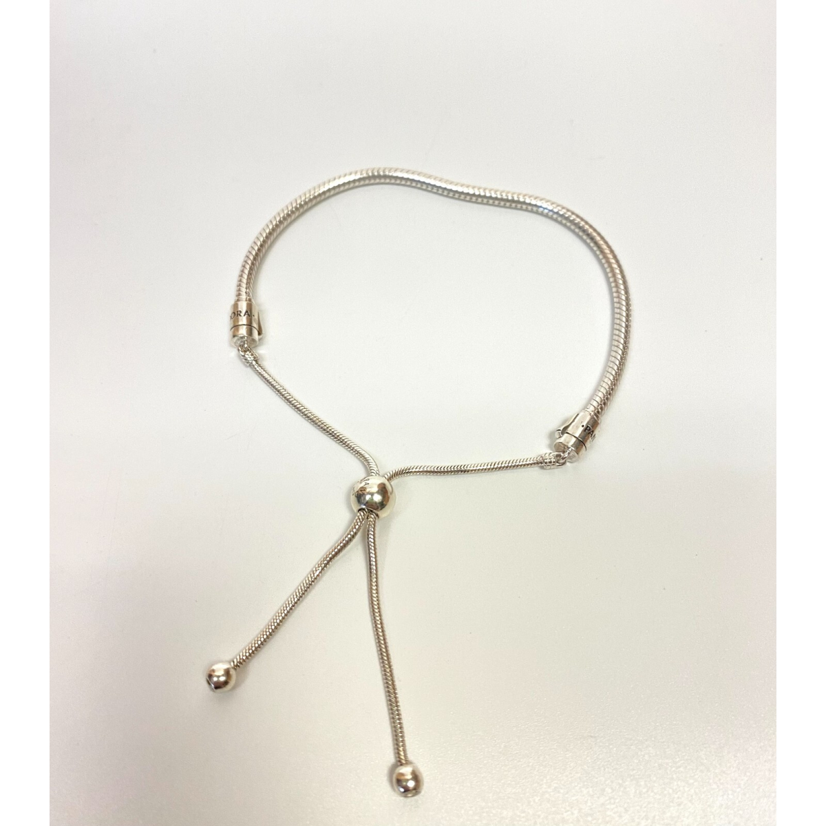 Pandora Moments Snake Chain Slider Bracelet