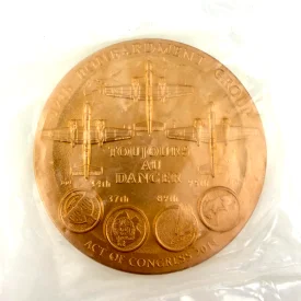 U.S. Mint Doolittle Tokyo Raiders First Strike Bronze Medal 3” inch 2014