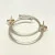 100% Authentic Pandora Post Medium Round Smooth Hoop Earrings - 290650
