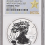 OFFICIAL US MINT SET 2013 W EAGLE $1 WEST POINT EAGLE SET REVERSE PT 69 $1 NGC