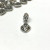 Authentic Pandora Sterling Silver Red CZ Pave Heart Dangle Charm Authentic Pandora Sterling Silver Red CZ Pave Heart Dangle Charm