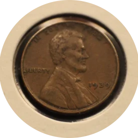 1939 WHEAT PENNY Abraham Lincoln One Cent #007