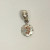 Pandora Silver Special Number 3 Dangle with Garnet - 790550GA3