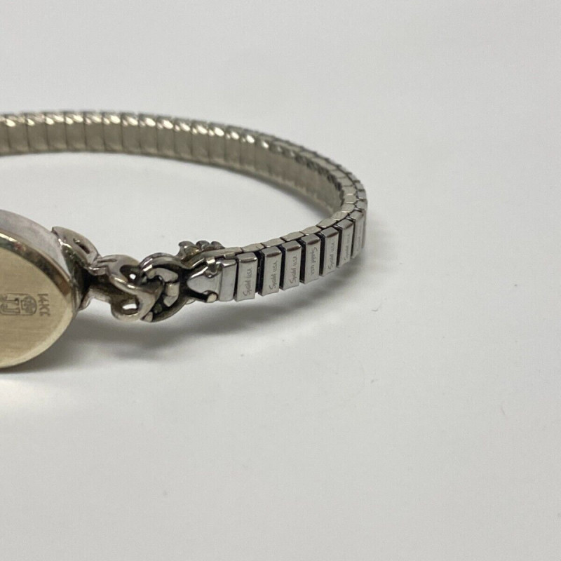 Vintage Jules Jurgensen Ladies 14K White Gold And Diamonds Vintage Jules Jurgensen Ladies 14K White Gold And Diamonds