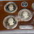 2014 Proof set San Francisco mint, 9 coins, two cases with 1$ and Quarter Dollar