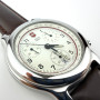 Victorinox Swiss Army Chronograph Men's Watch Stainless St. Brown Leather Strap