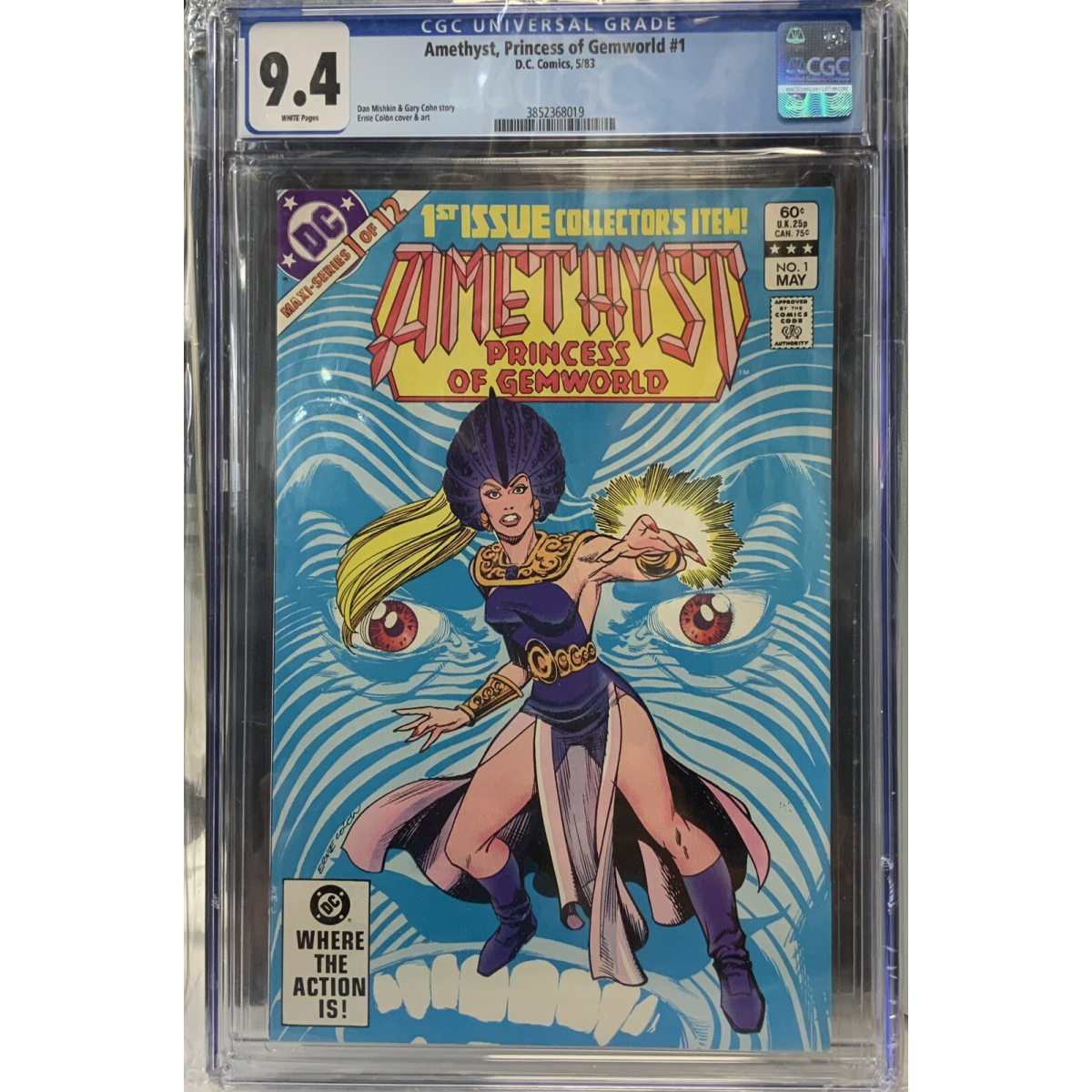 AMETHYST PRINCESS OF GEMWORLD 1 CGC 9.4 WHITE PAGES DC COMICS 1983