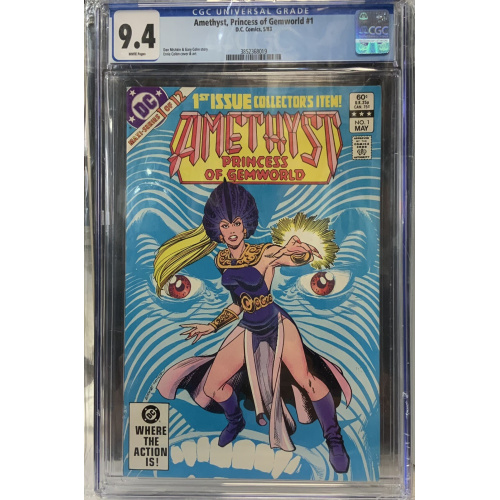 AMETHYST PRINCESS OF GEMWORLD 1 CGC 9.4 WHITE PAGES DC COMICS 1983