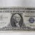 1957 One Dollar Bill Silver Certificate Average Circulated Blue Seal VG-AU 1957 One Dollar Bill Silver Certificate Average Circulated Blue Seal VG-AU
