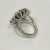 David Yurman Sterling Silver Large Starburst Ring With diamonds Size 7.75 David Yurman Sterling Silver Large Starburst Ring With diamonds Size 7.75