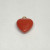 14 K Gold Red CORAL HEART CHARM 14 K Gold Red CORAL HEART CHARM