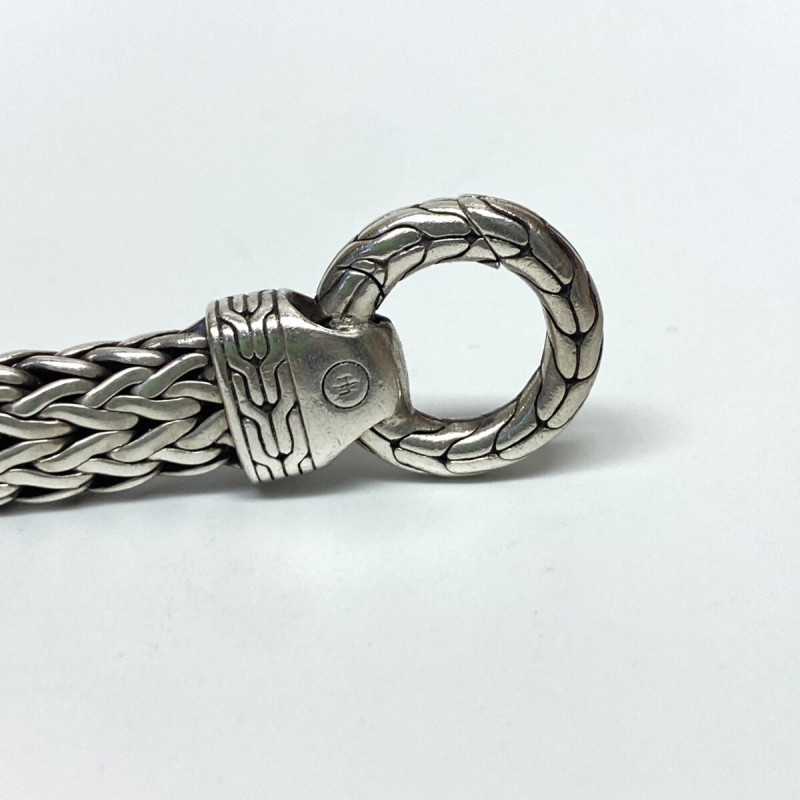 John Hardy Classic Chain Ring Clasp 11 mm, 8.25 in Sterling Silver 925 Bracelet John Hardy Classic Chain Ring Clasp 11 mm, 8.25 in Sterling Silver 925 Bracelet