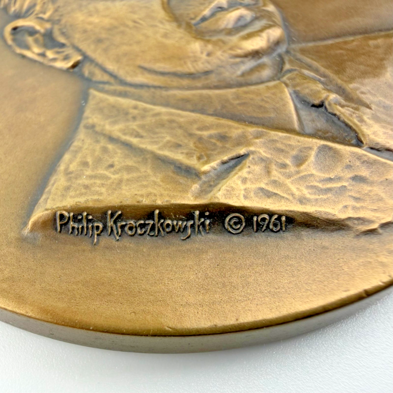 1929 SWEDEN Economist Diplomat DAG HAMMARSKJOLD Old VINTAGE Award Medal