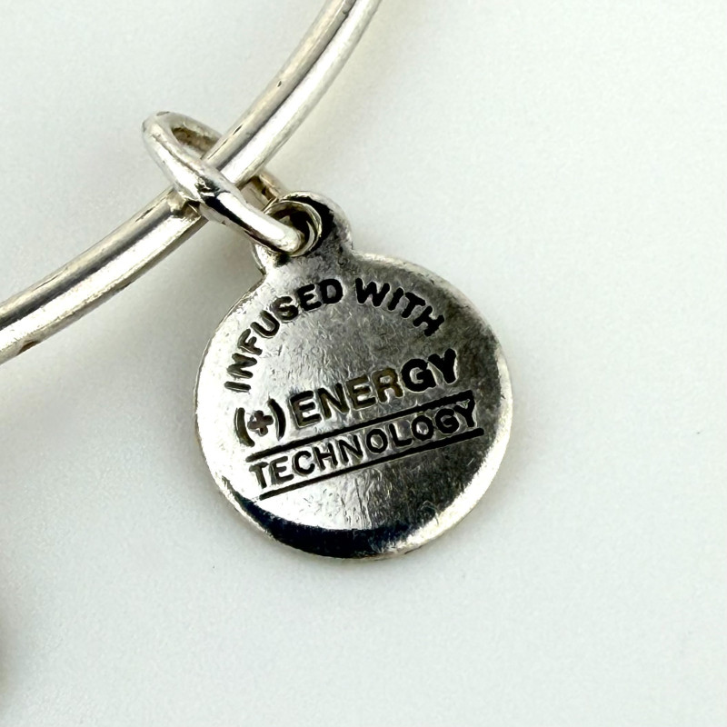 Alex and Ani WINGS OF CHANGE Silver Plating Butterfly Crystal  Bangle