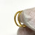 Yellow Gold Plated Double Band Cubic Zirconia .925 Silver Ring Sizes 8 Yellow Gold Plated Double Band Cubic Zirconia .925 Silver Ring Sizes 8
