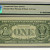Fr#1907-b 1969D PMG  $1 OFF SET PRINTING ERROR PMG 58