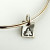 Alex and Ani WINGS OF CHANGE Silver Plating Butterfly Crystal  Bangle