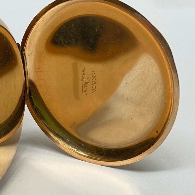 ELGIN GOLD PLATED ANTQUE POCKET WATCH ELGIN 17 Jewels, 50mm ELGIN GOLD PLATED ANTQUE POCKET WATCH ELGIN 17 Jewels, 50mm