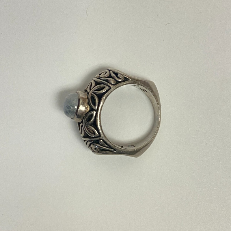 Samuel Behnam BJC Sterling Silver Moonstone Ring, size 10