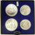 1976 Montreal Olympics Series I Géographie 4-Coin Sterling Silver Set Canada RCM