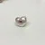 Pandora Heart Charm Retired Super Pretty Pink Rhodolite Sterling Silver 925 ALE