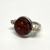 Ring 925 Silver Natural Honey Amber Size 6.25