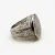 Hip Hop Ring Silver Finish With a Scattering of Cubic Zirconia Stones Size 10.25
