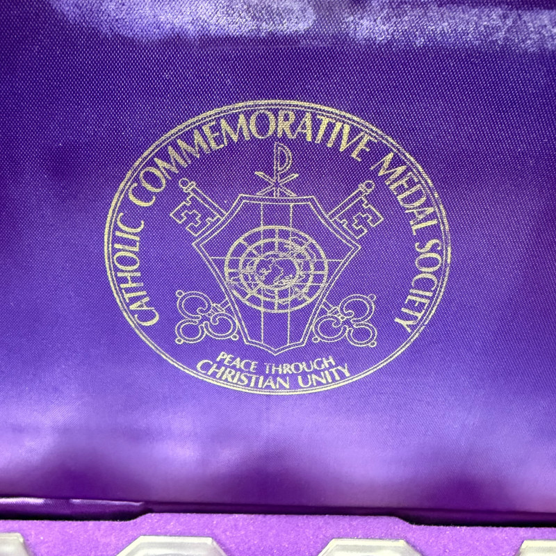 CCMS Catholic Commemorative Medal Society 12 Apostles Sterling Silver Proof Set