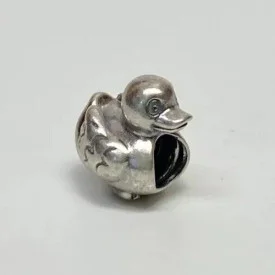PANDORA Retired SILVER DUCKY CHARM 790955