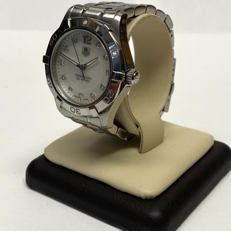 Tag Heuer Women's Aquaracer Diamond MOP Dial Watch - Used Tag Heuer Women's Aquaracer Diamond MOP Dial Watch - Used